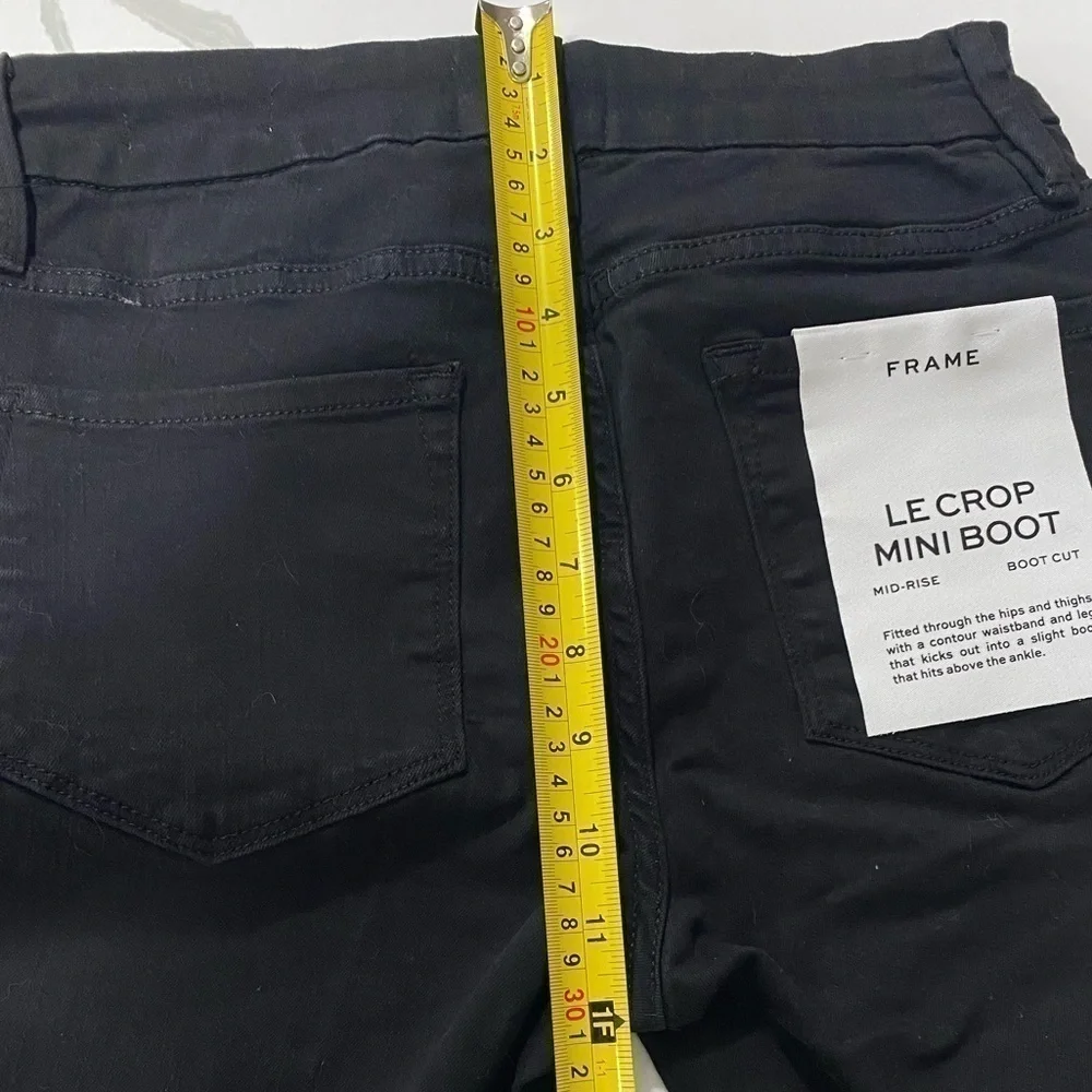 Frame black le crop mini boot jeans - Picture 7 of 11